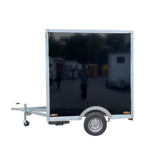 2.1m（7ft） Black square food trailer