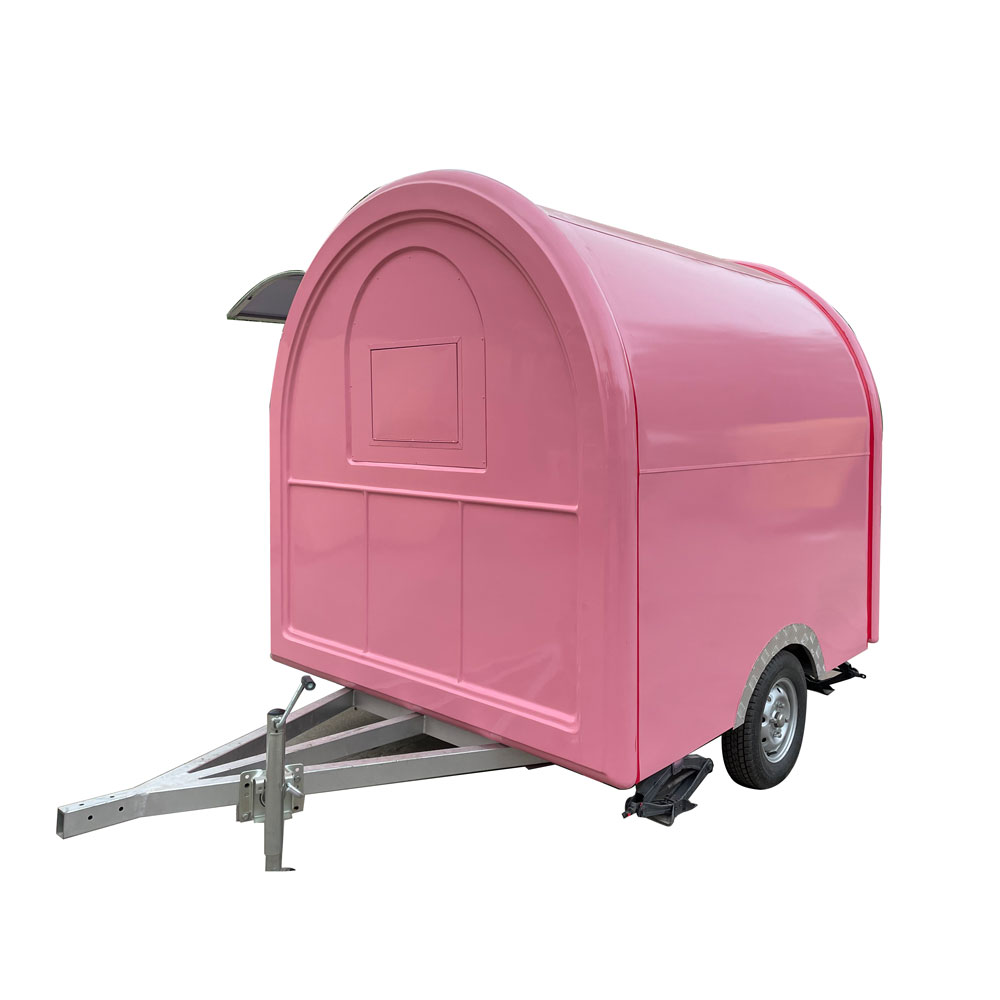 2.3m(7.5ft)Round pink food trailer - Image 3
